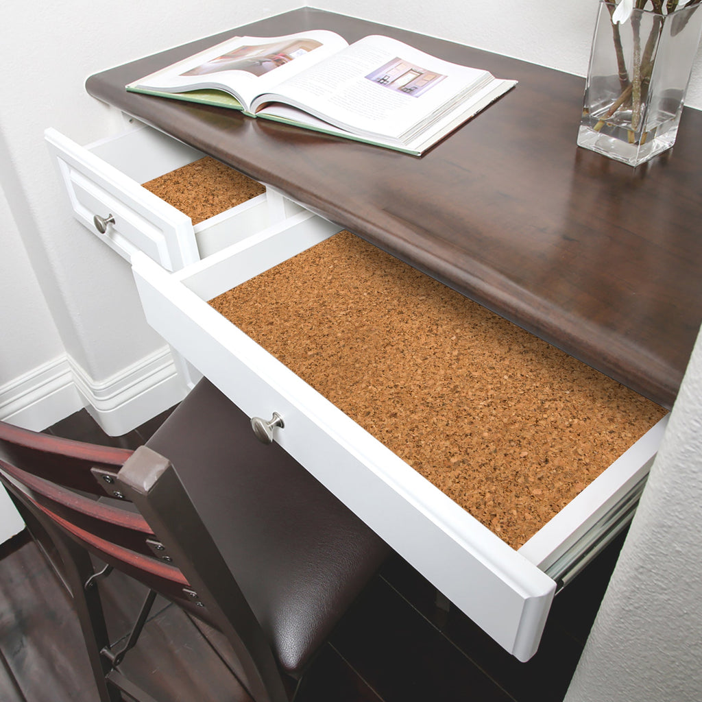 Adhesive Shelf Liner - Cork