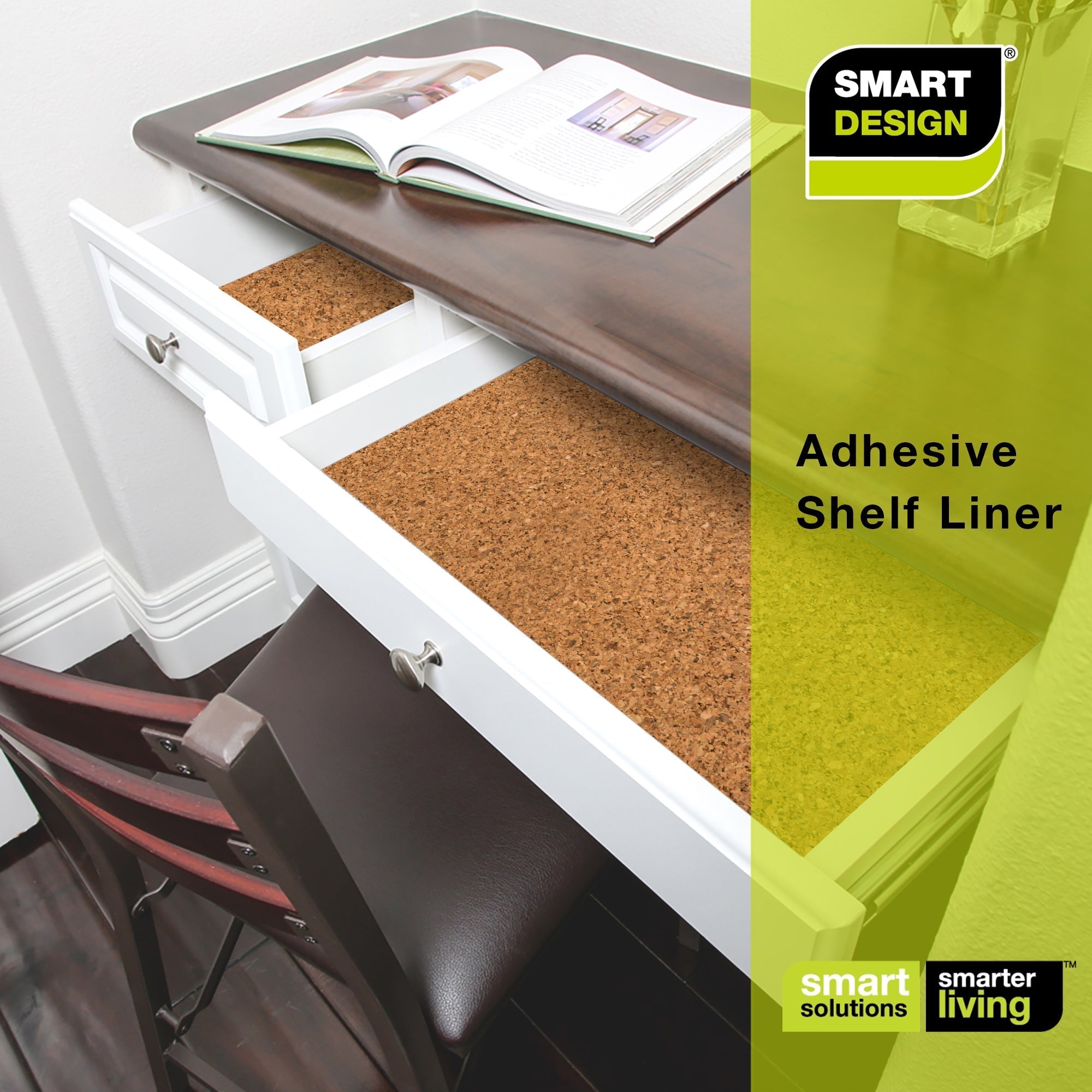 Adhesive Shelf Liner - Cork