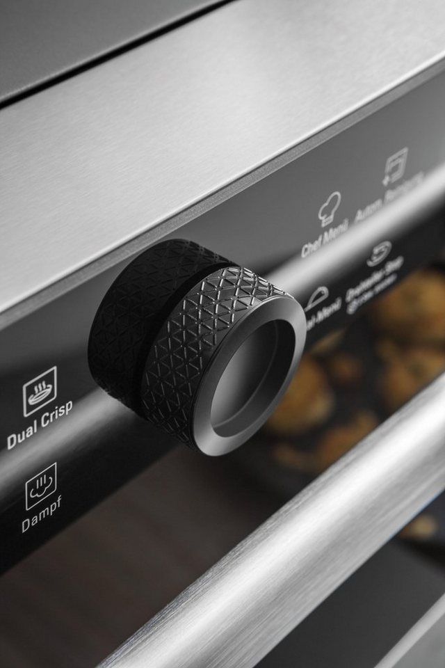 BAUKNECHT MW 3391 SX Mikrowelle mit Grill Heißluft Dampf 33 l 1000 W