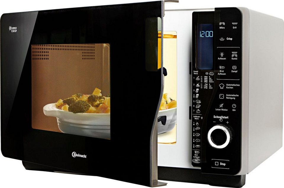 BAUKNECHT MW 427 SL Mikrowelle mit Grill 25 l 1000 W