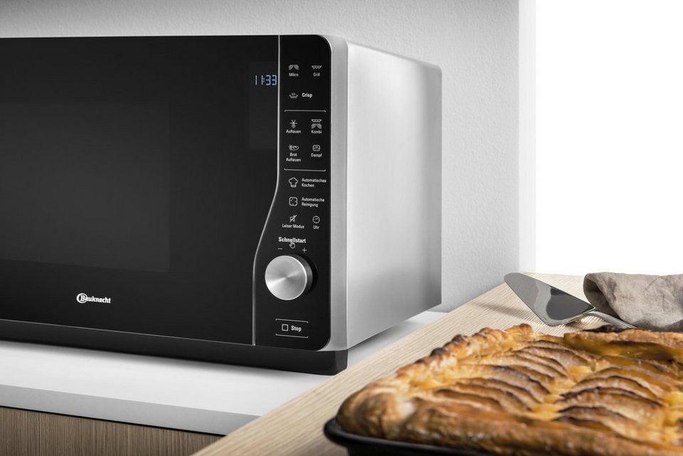 BAUKNECHT MW 427 SL Mikrowelle mit Grill 25 l 1000 W