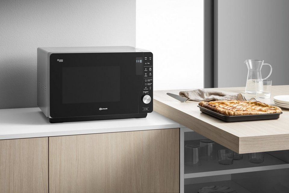 BAUKNECHT MW 427 SL Mikrowelle mit Grill 25 l 1000 W