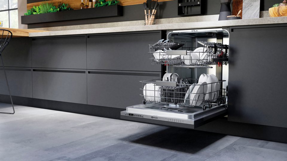BAUKNECHT OBIC ECOSTAR 5320 Vollintegrierbarer Geschirrspüler 14 Maßgedecke