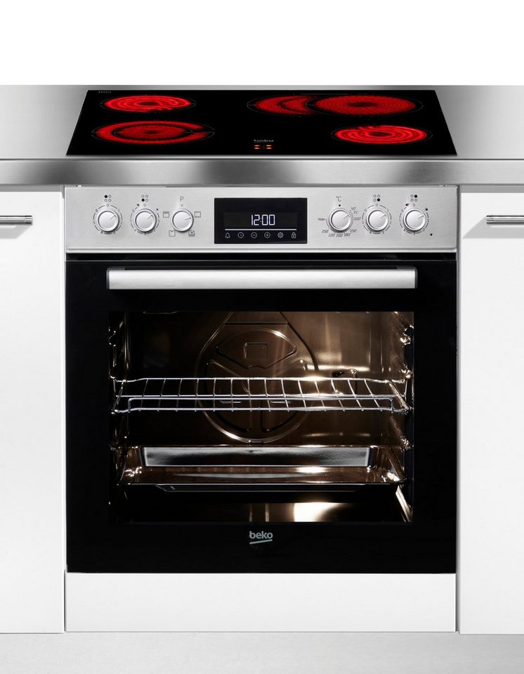BEKO BBUC1132T0X Elektro-Herd-Set 74 l 8,8 kW