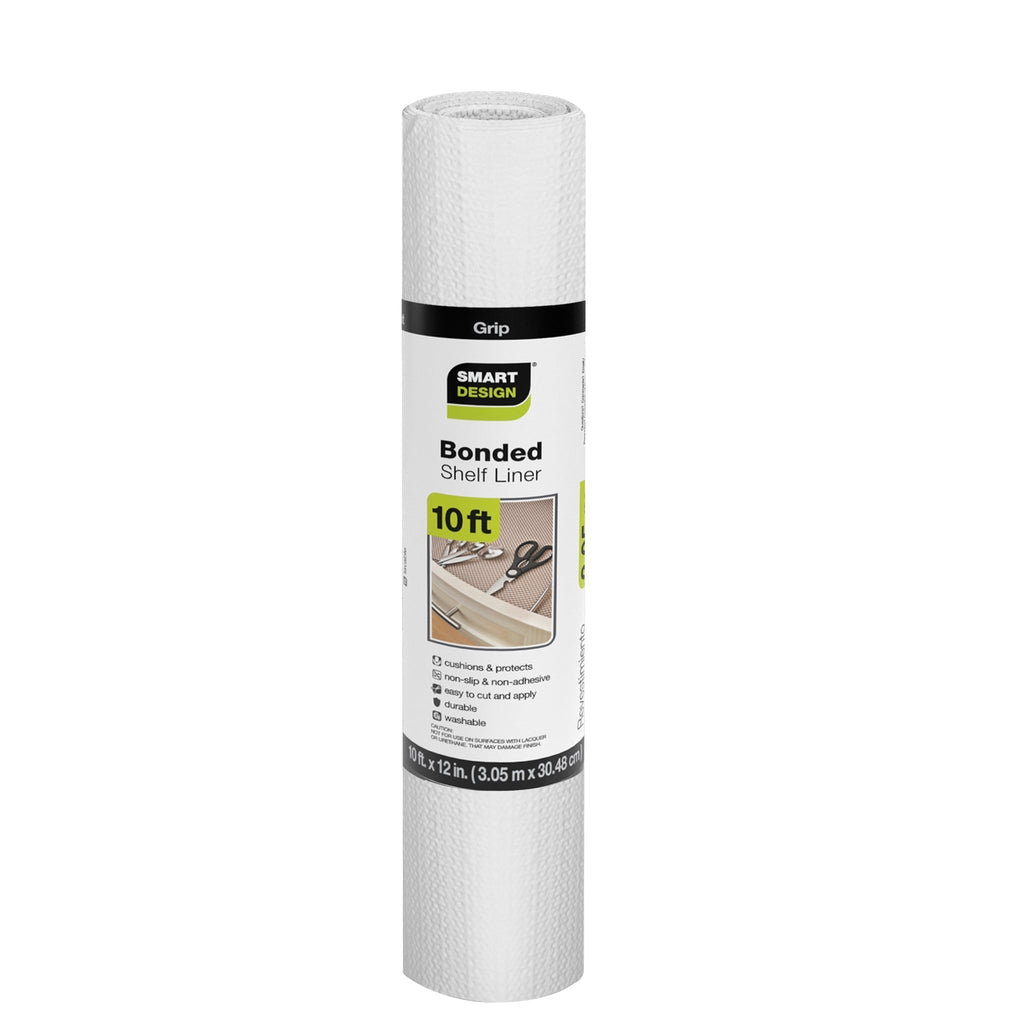 Bonded Grip Shelf Liner - 12 Inch x 10 Feet - Non-Adhesive