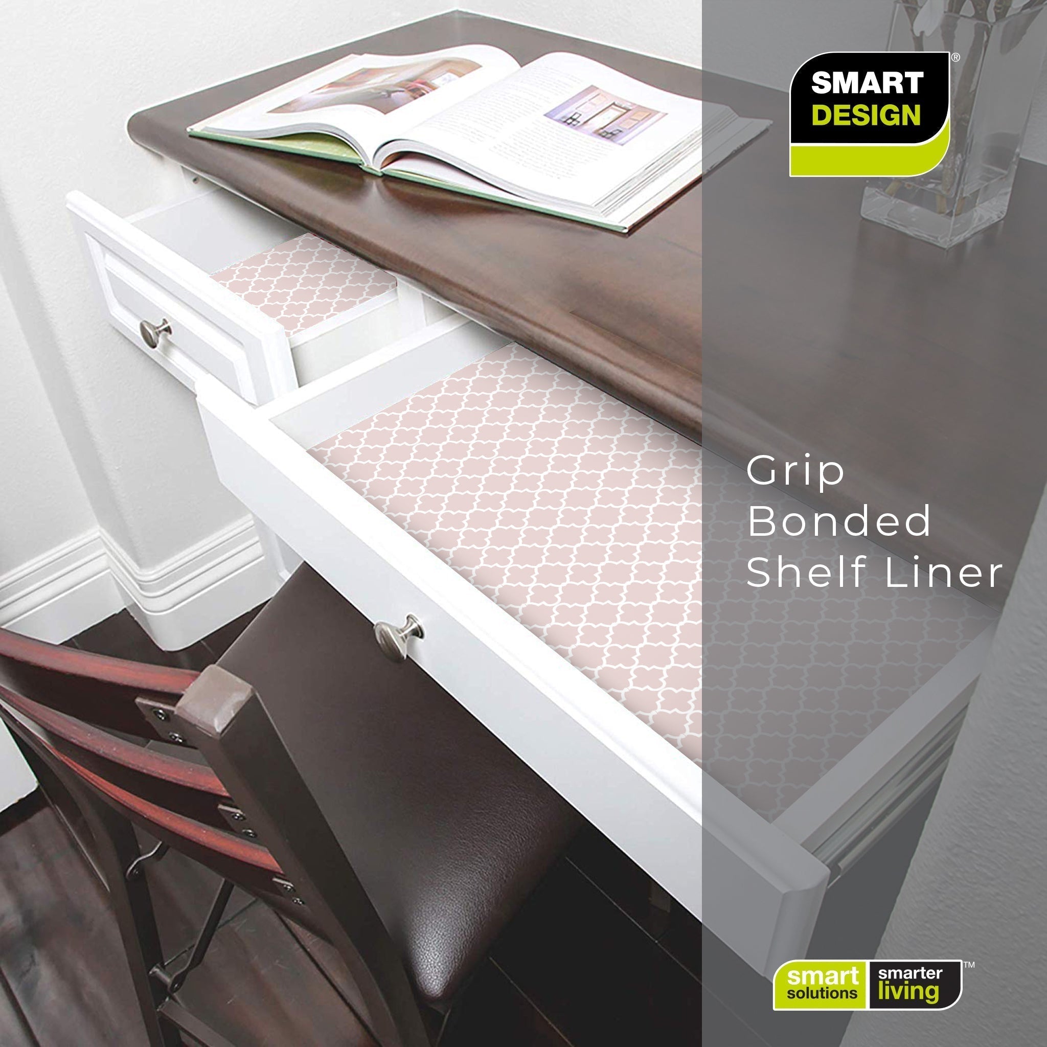 Bonded Grip Shelf Liner - 12 Inch x 10 Feet - Non-Adhesive
