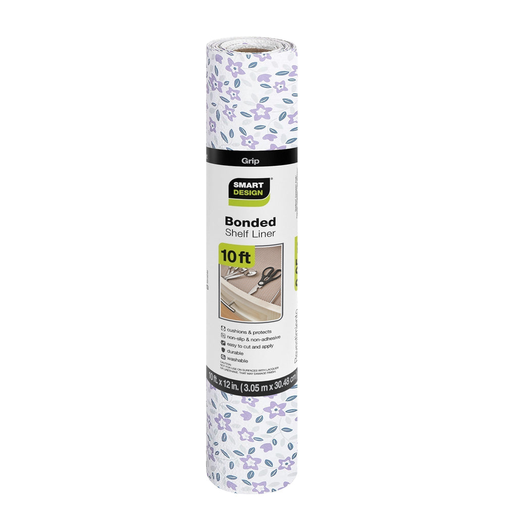 Bonded Grip Shelf Liner - 12 Inch x 10 Feet - Non-Adhesive
