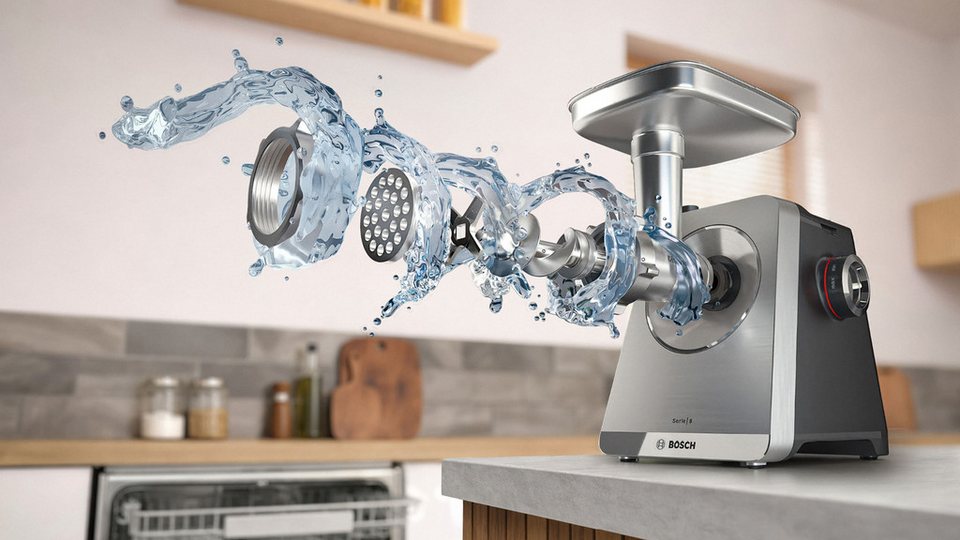 BOSCH MFWS840M Fleischwolf Serie 8 800 W