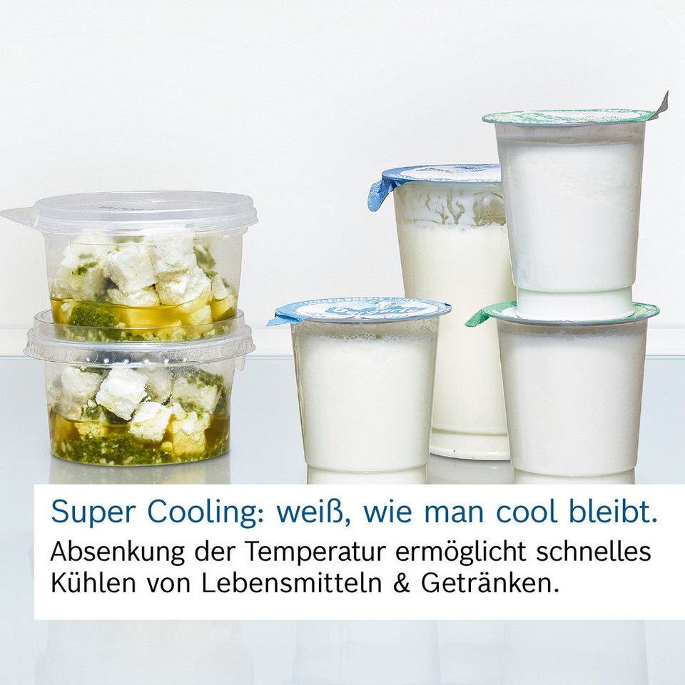 BOSCH KGE398IBP Kühl-Gefrierkombination Serie 6 343 l