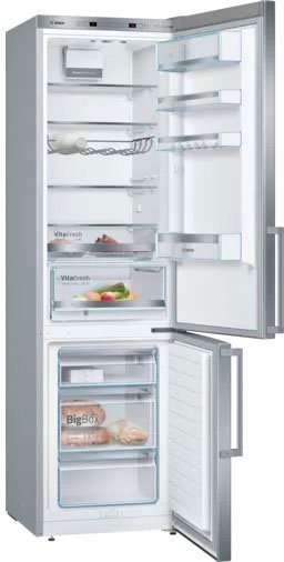 BOSCH KGE398IBP Kühl-Gefrierkombination Serie 6 343 l