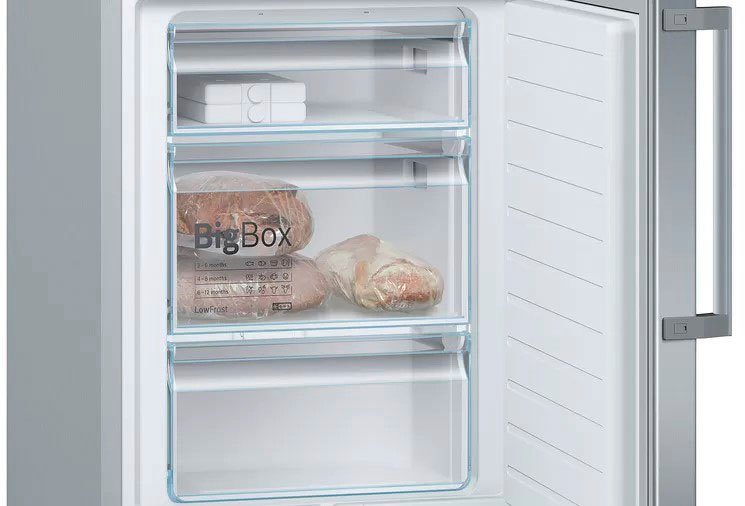BOSCH KGE398IBP Kühl-Gefrierkombination Serie 6 343 l