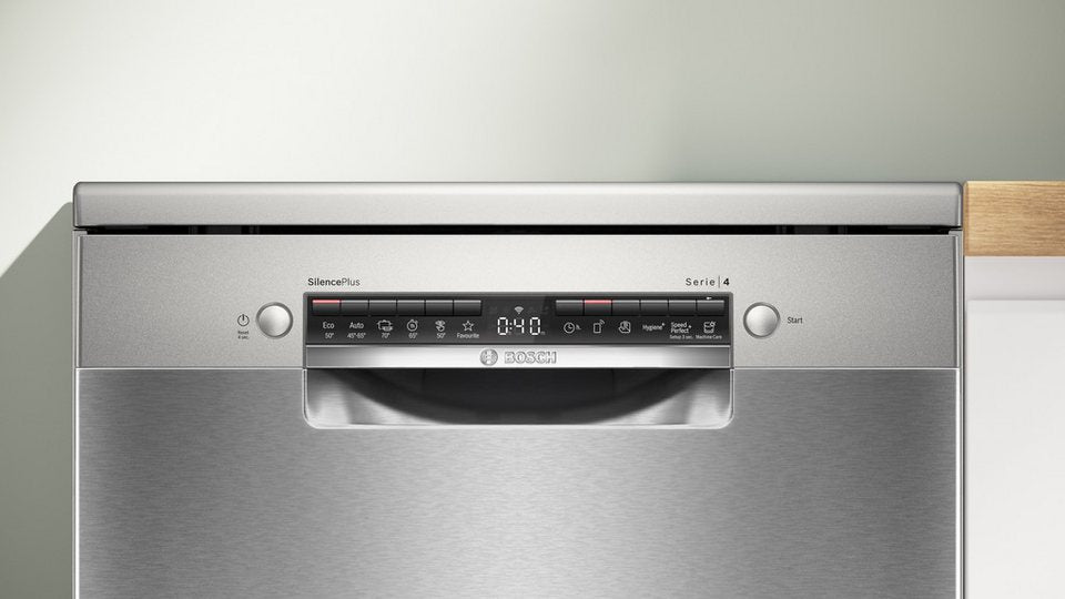 BOSCH SMS4EVI09E Standgeschirrspüler Serie 4 14 Maßgedecke