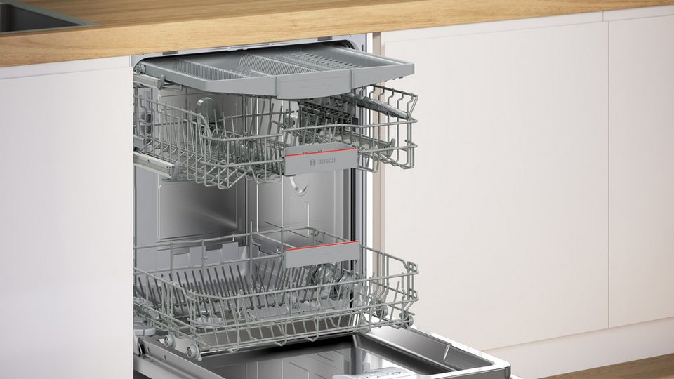 BOSCH SMI4EVS09E Teilintegrierbarer Geschirrspüler Serie 4 14 Maßgedecke