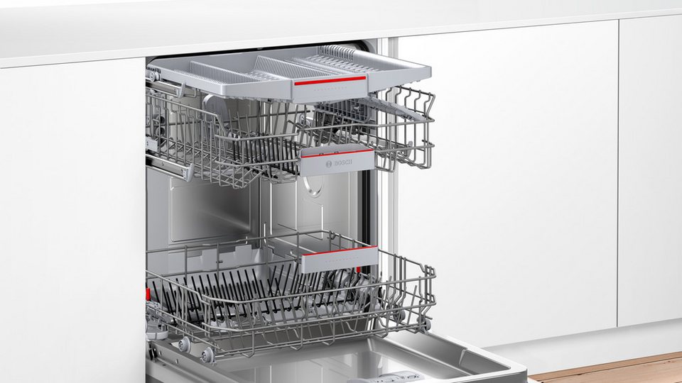 BOSCH SMI4EVS09E Teilintegrierbarer Geschirrspüler Serie 4 14 Maßgedecke