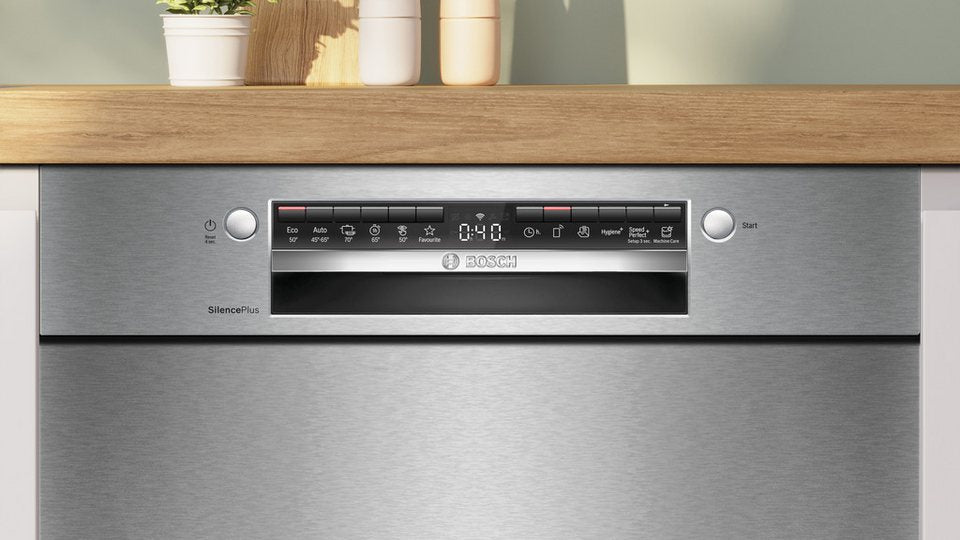 BOSCH SMU4EVS09E Unterbau-Geschirrspüler Serie 4 14 Maßgedecke