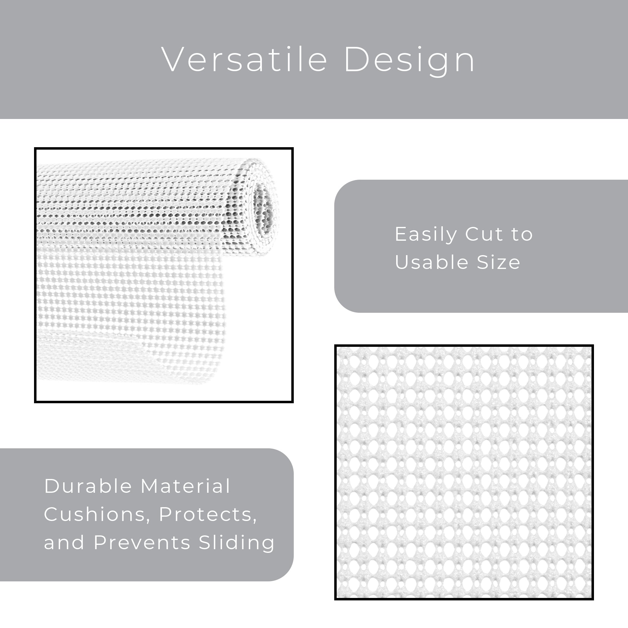 Classic Grip Shelf Liner - 12" x 10'