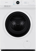 Midea MF10EW80B Waschmaschine / 8kg / 1400 U/Min/EEK A/Inverter Quattro Moto/Dampffunktion/Grosse Trommel/Slim Design/Nachlegefunktion/Kindersicherung/AquaStop, Weiß