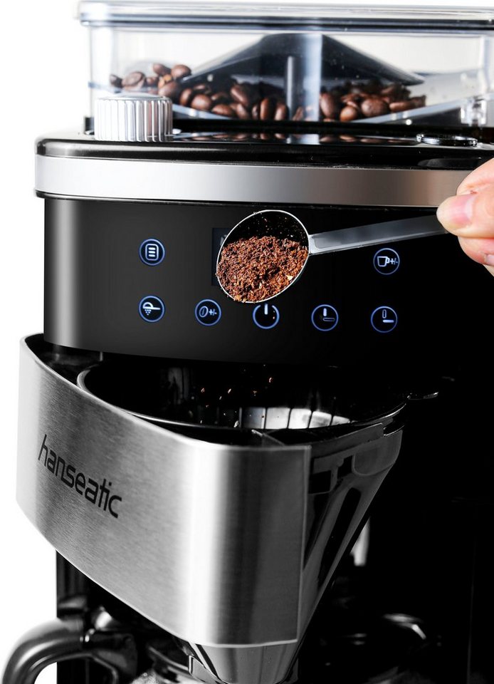 HANSEATIC HCMG105015SD Kaffeemaschine 1,5 l 1500 W