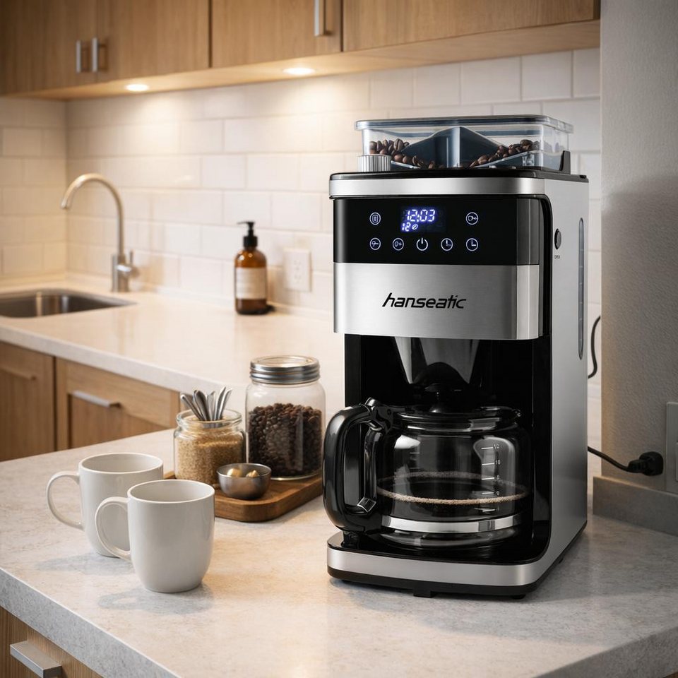 HANSEATIC HCMG105015SD Kaffeemaschine 1,5 l 1500 W