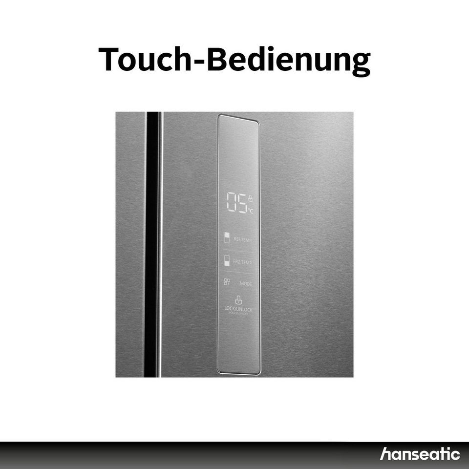 HANSEATIC HCD17884EI Multi Door Kühlschrank 492 l 190 W