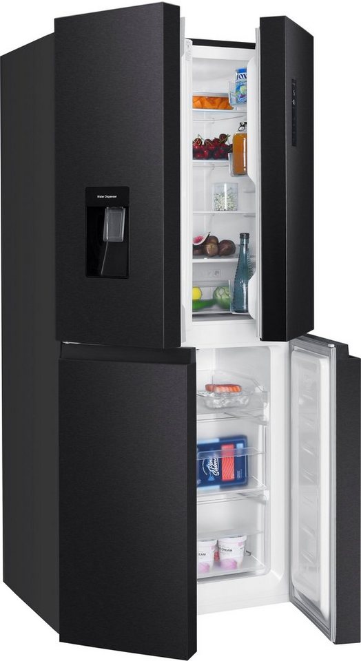 HANSEATIC HCDB18080DWDBI Multi Door Kühlschrank 419 l 220 W