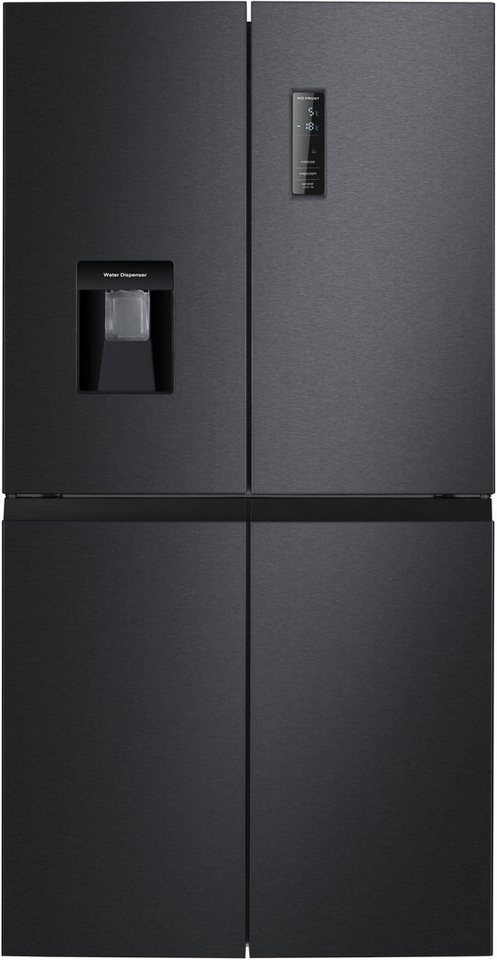 HANSEATIC HCDB18080DWDBI Multi Door Kühlschrank 419 l 220 W