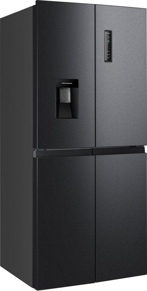 HANSEATIC HCDB18080DWDBI Multi Door Kühlschrank 419 l 220 W
