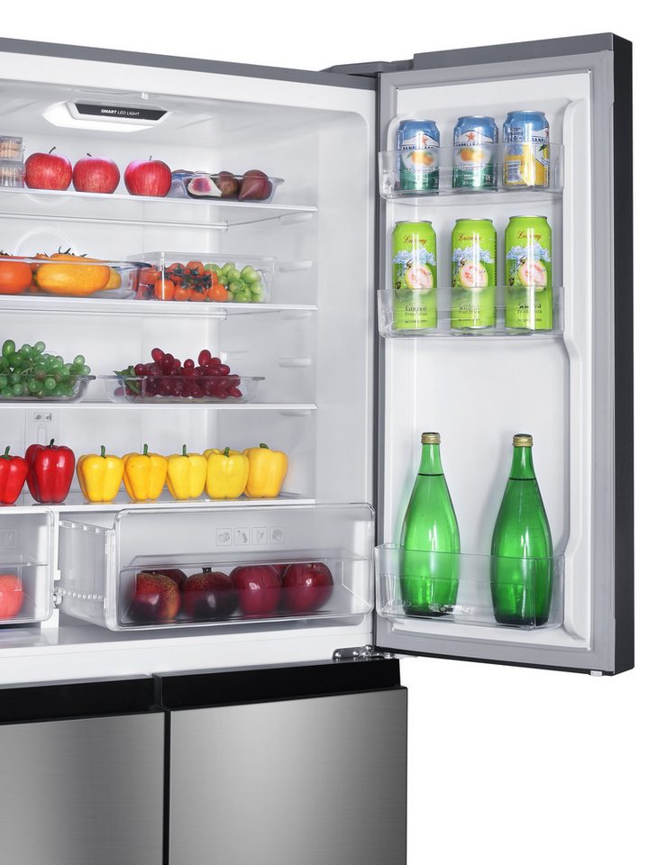 HANSEATIC HCDC18080CWDI Multi Door Kühlschrank 419 l