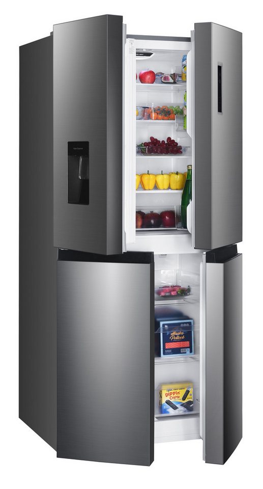 HANSEATIC HCDC18080CWDI Multi Door Kühlschrank 419 l