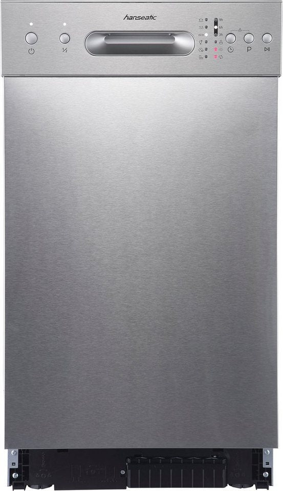 HANSEATIC HGU4582E97736BI Unterbau-Geschirrspüler 9 Maßgedecke 2100 W