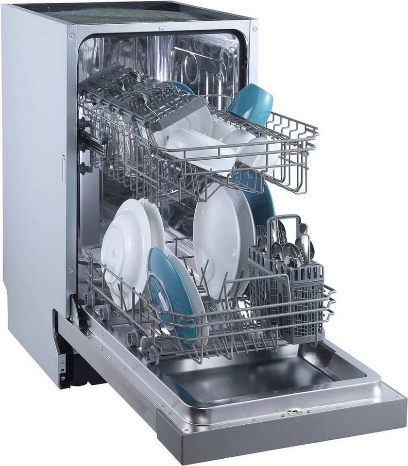 HANSEATIC HGU4582E97736BI Unterbau-Geschirrspüler 9 Maßgedecke 2100 W