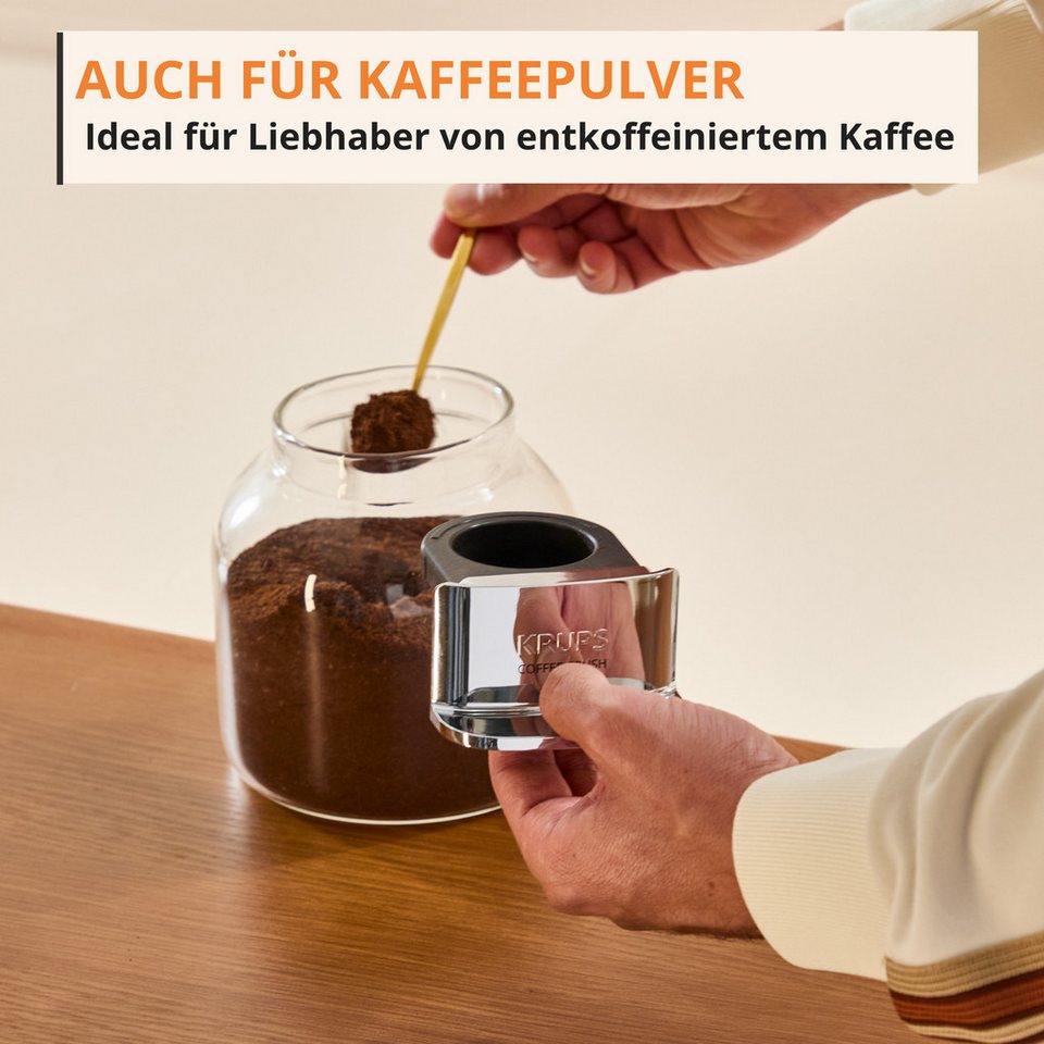 Krups Kaffeevollautomat Coffee Crush SA4001, Elfenbein