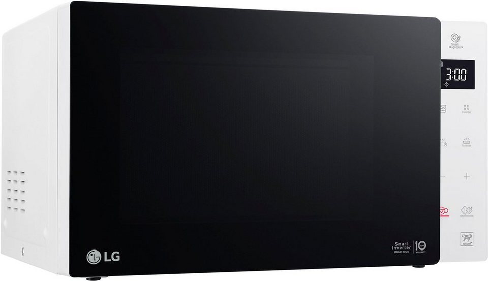 LG MS 23 NECBW Solo-Mikrowelle Smart Inverter 23 l Weiß 1000 W