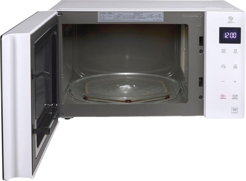 LG MS 23 NECBW Solo-Mikrowelle Smart Inverter 23 l Weiß 1000 W