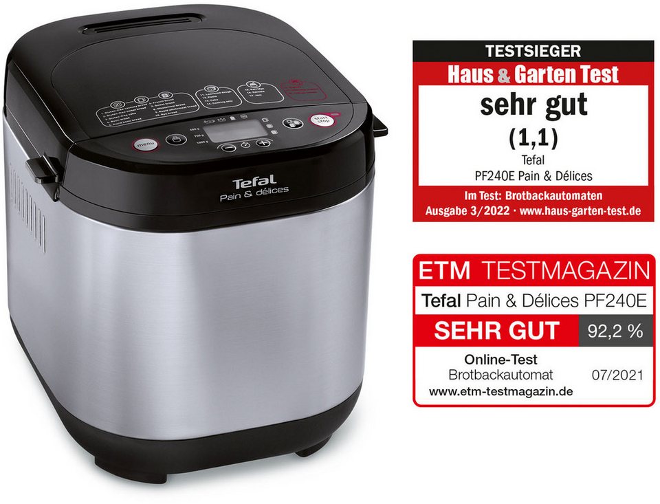 TEFAL PF240E Brotbackautomat Pain & Délices 610 W