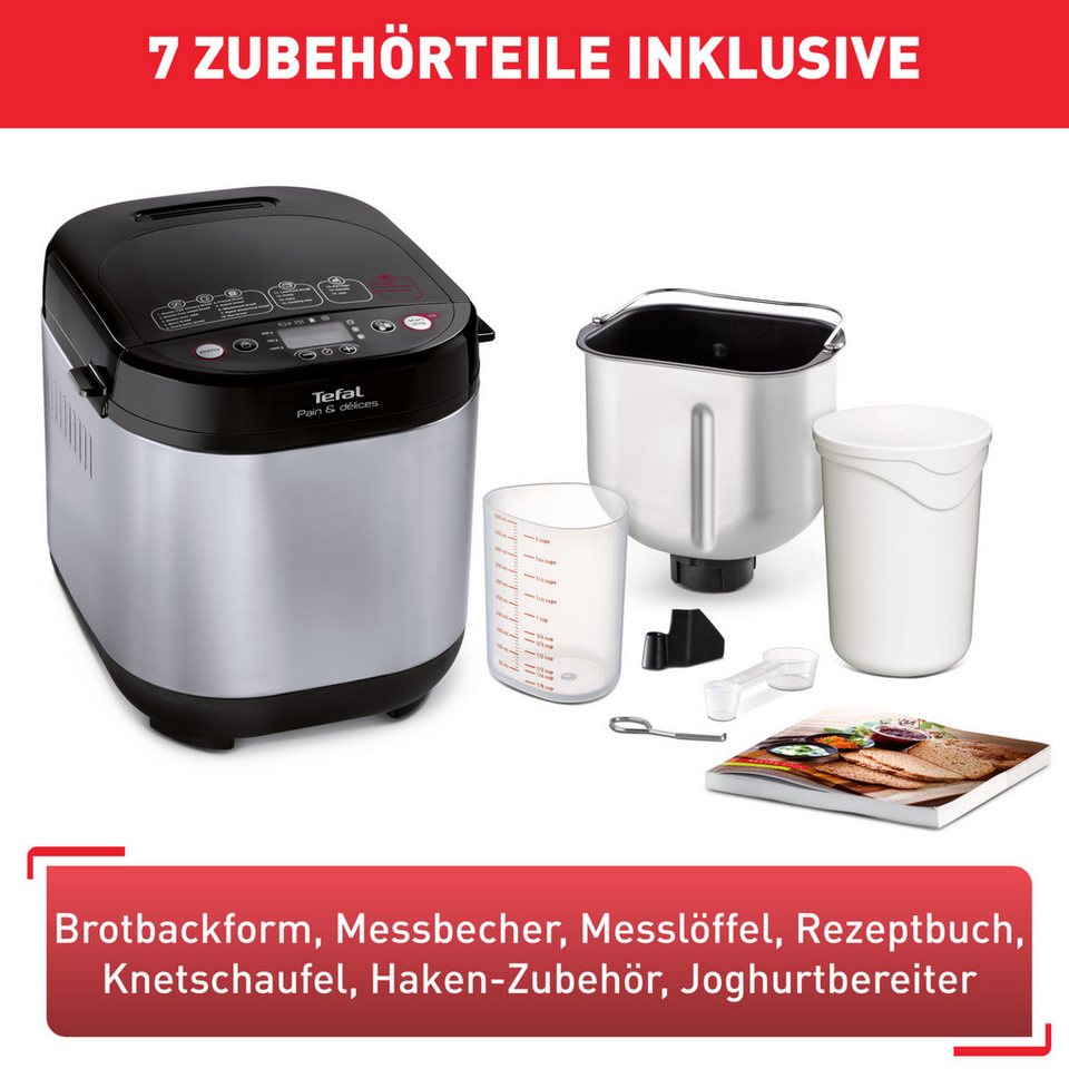 TEFAL PF240E Brotbackautomat Pain & Délices 610 W