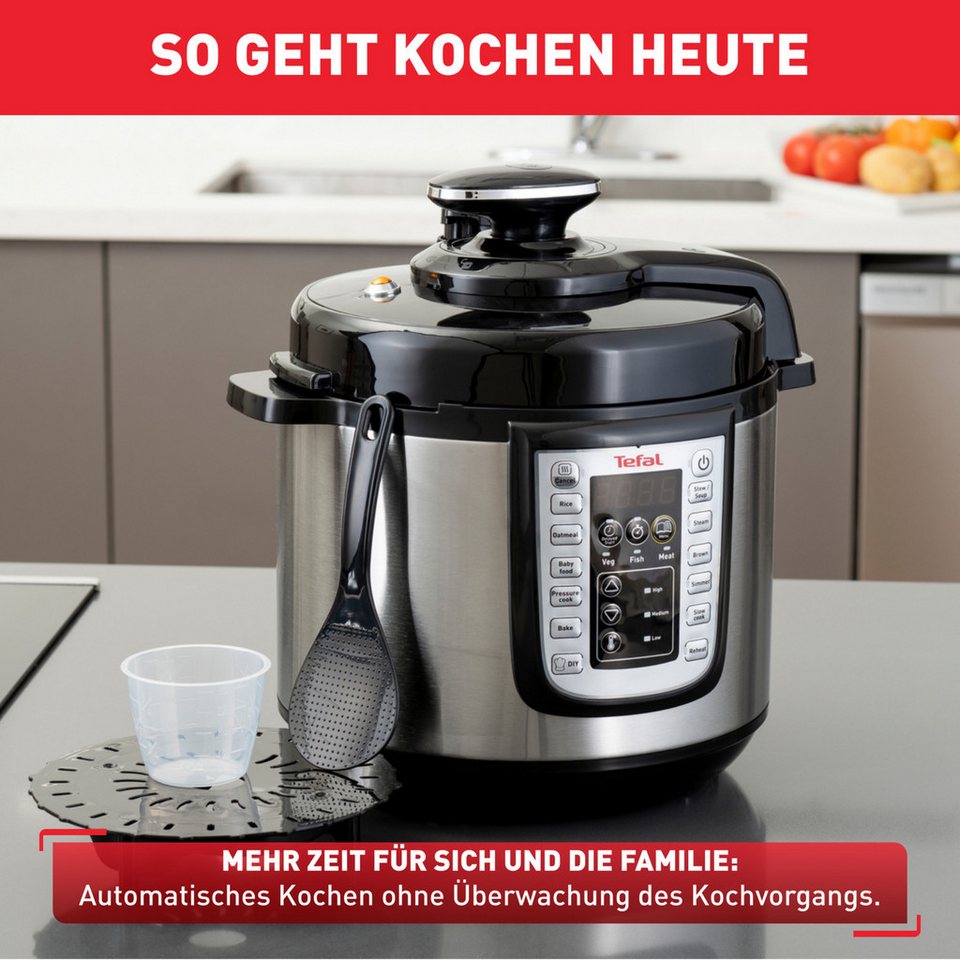 TEFAL CY505E Fast & Delicious Multikocher 6 l 1200 W