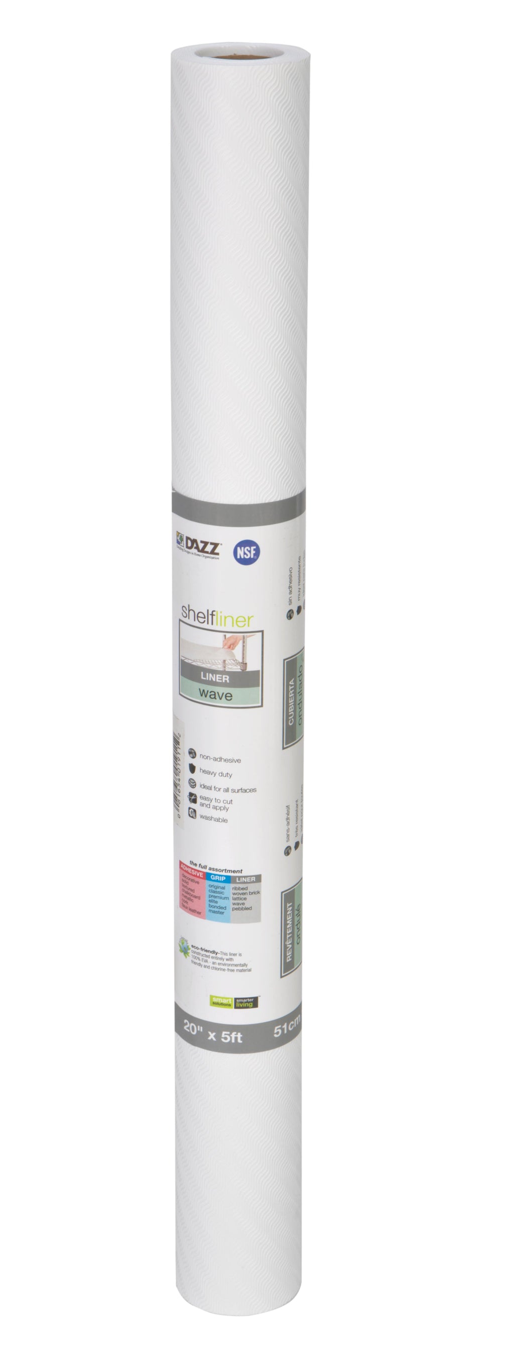 Wire Rack Shelf Liner - 20 Inch x 5 Feet - NSF Certified